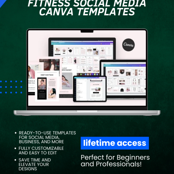 Fitness Social Media Canva Templates